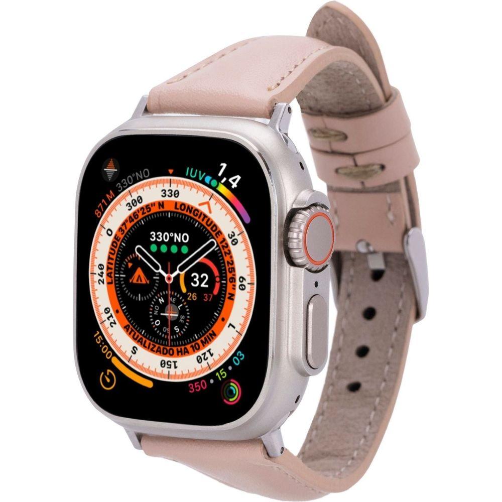 Evansville Slim Leather Bands for Apple Watch 9, Ultra 2 & SE-45