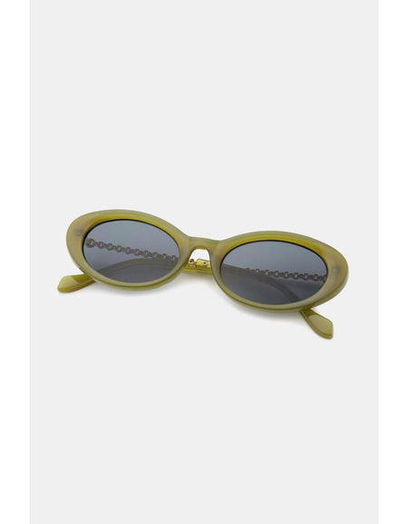 Polycarbonate Frame Cat-Eye Sunglasses