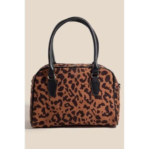 Load image into Gallery viewer, Fame Faux Leather Handle Boxy Handbag - A Luxurious Essential
