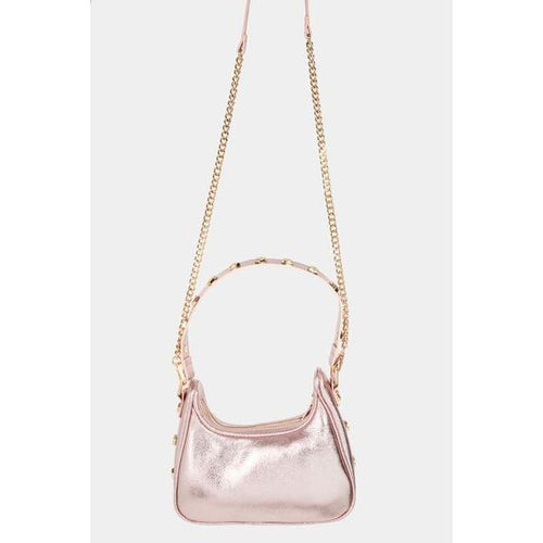 Load image into Gallery viewer, Fame Star Button Trim Hobo Handbag - A Luxurious Statement Piece
