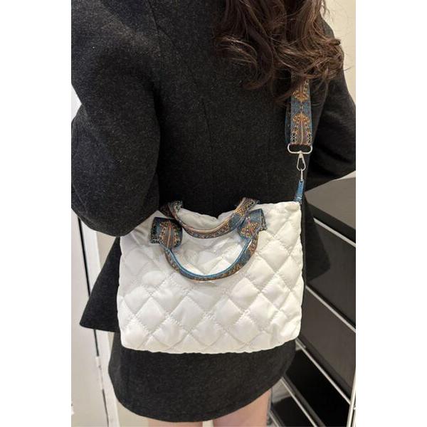 Designer Handbags Bubble Textured Printed Strap Handbag