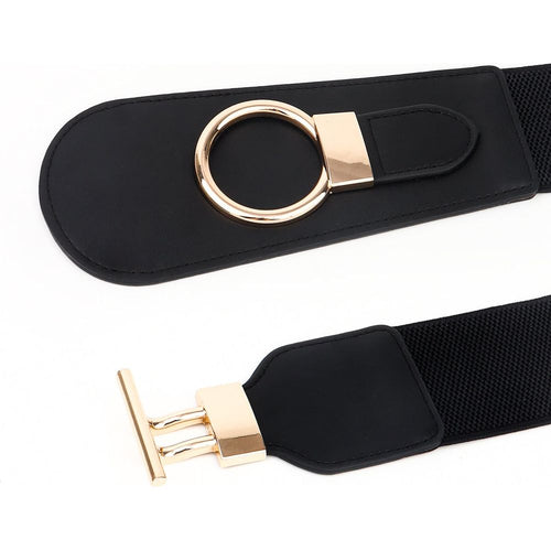 Load image into Gallery viewer, Classica Elastic Wide Belt with Alloy Buckle
