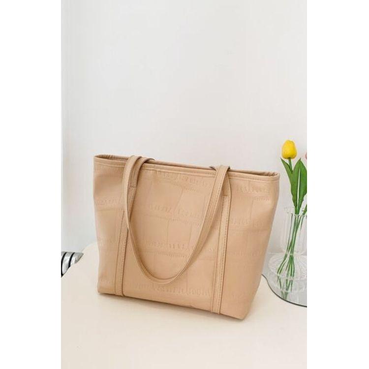 Luxurious Textured PU Leather Handbag