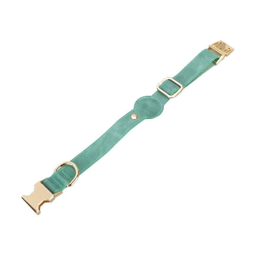 Load image into Gallery viewer, Pet Leather Collar with Apple AirTag Compatible Slot-5
