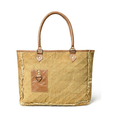 Load image into Gallery viewer, Beige Boho Chic Canvas Handbag - Exquisite Elegance for the Modern Aficionado
