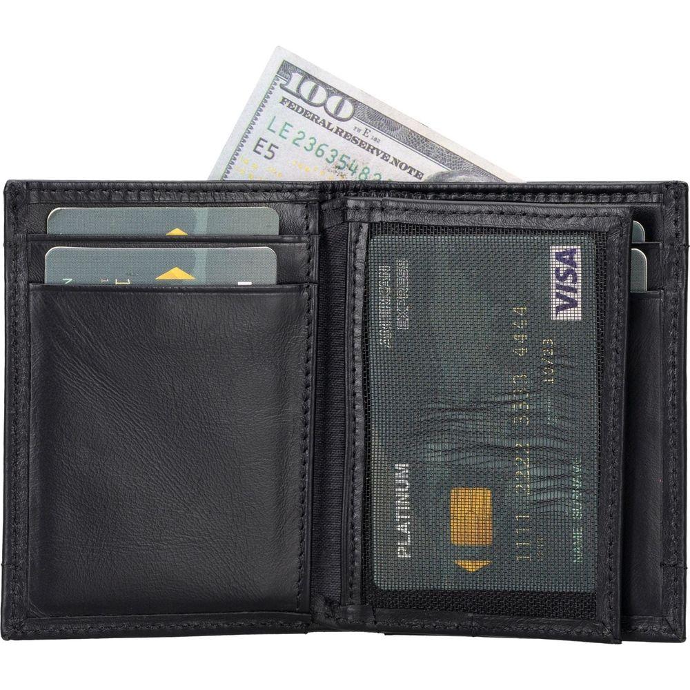 Glendo Apple AirTag Slot Leather Wallet, Handcrafted, Unisex-17