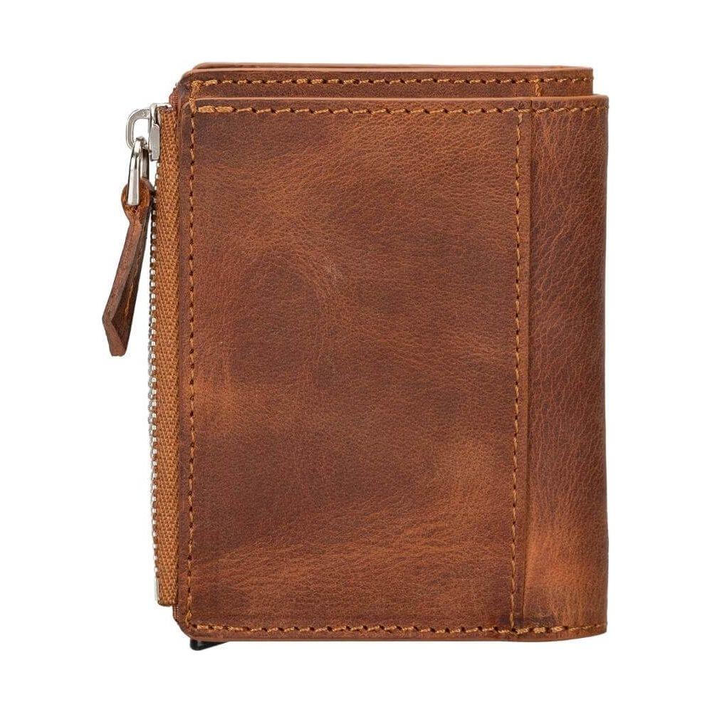 Glenrock Genuine Cowhide Leather Pop Up Card Holder Wallet-33