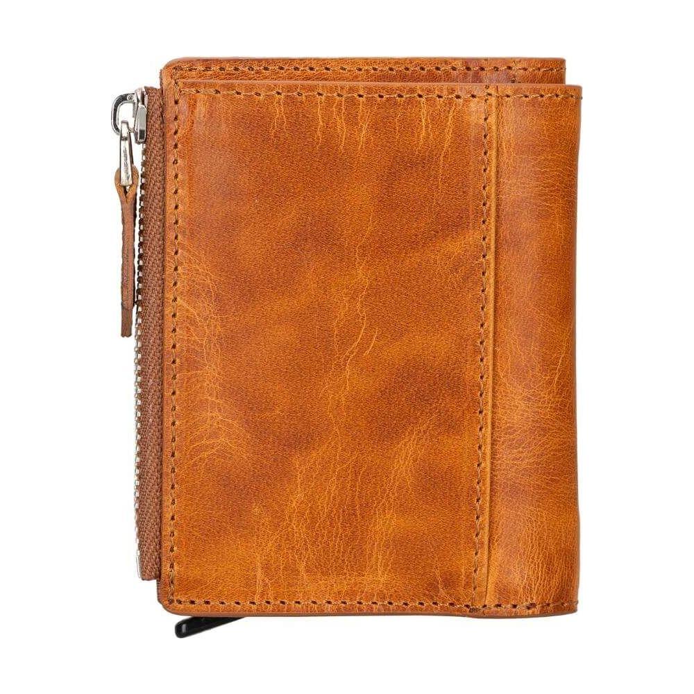 Glenrock Genuine Cowhide Leather Pop Up Card Holder Wallet-15