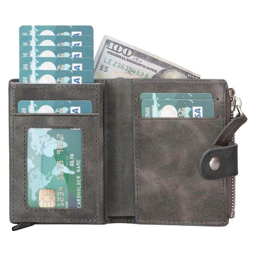 Load image into Gallery viewer, Glenrock Genuine Cowhide Leather Pop Up Card Holder Wallet-19
