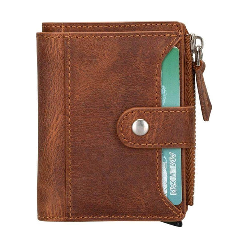 Load image into Gallery viewer, Glenrock Genuine Cowhide Leather Pop Up Card Holder Wallet-32
