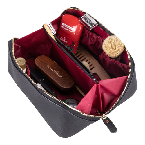 Load image into Gallery viewer, Ella Leather Make up Bag-1
