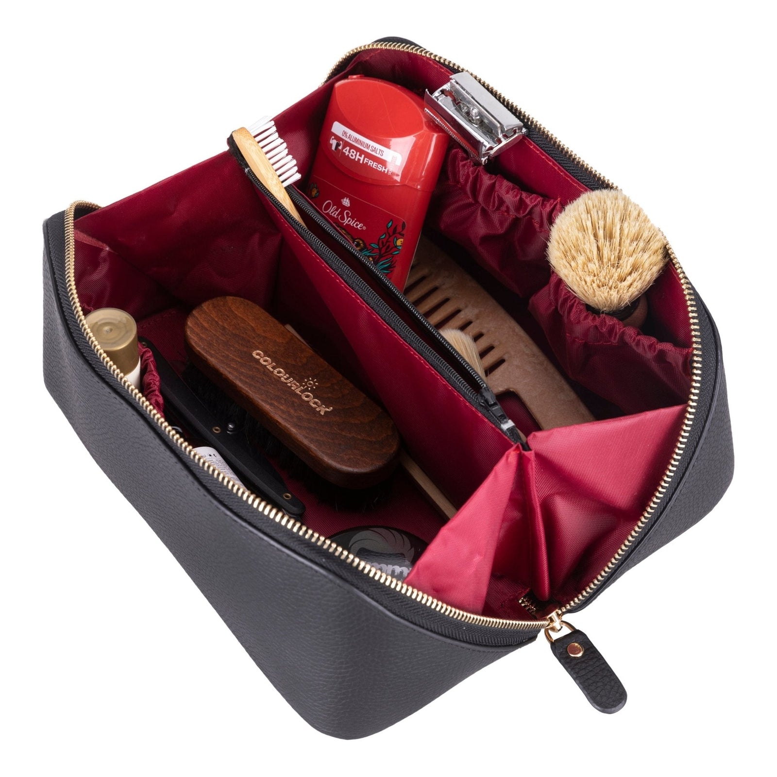 Ella Leather Make up Bag-1