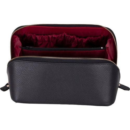 Load image into Gallery viewer, Haines Leather Cosmetic Bag – Stylish &amp; Durable Makeup Bag for Travel-3
