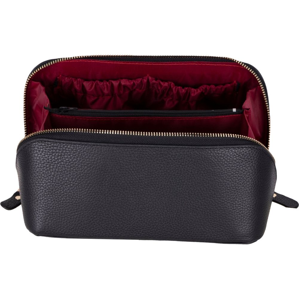 Haines Leather Cosmetic Bag – Stylish & Durable Makeup Bag for Travel-3