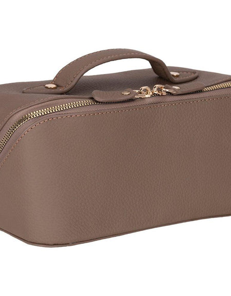 Haines Leather Cosmetic Bag – Stylish & Durable Makeup Bag for Travel-10