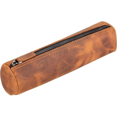 Load image into Gallery viewer, Handmade Genuine Cow Leather Pencil Case-0
