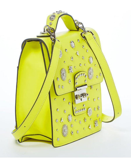 SUSU The Hollywood Backpack Purse Leather Yellow
