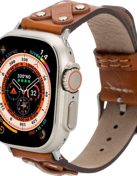 Hulett Leather Bands for Apple Watch 9, Ultra 2 & SE-20