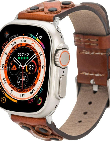 Hulett Leather Bands for Apple Watch 9, Ultra 2 & SE-0