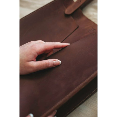 Load image into Gallery viewer, Personalize Leather Bag, For Women, Soft Leather Tote
