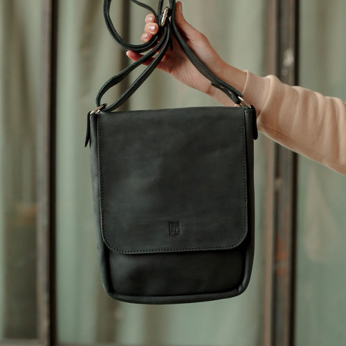 Load image into Gallery viewer, Real Leather Handbag, Leather Carry Case, Cross Body Bag for Men,
