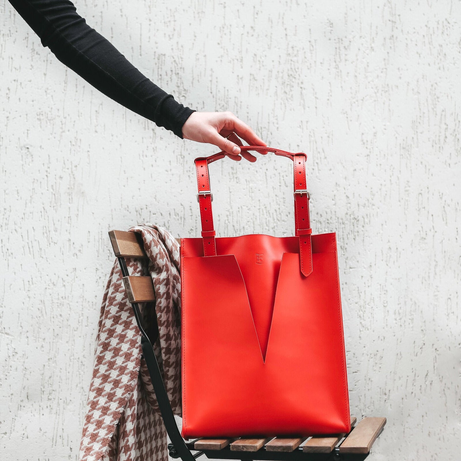 Black soft leather zipped tote,  Shoulder weekender, teacher bag,