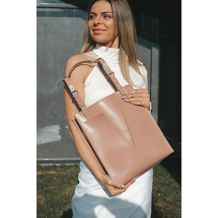 Leather Tote Bag for Women, Leather Laptop Tote,  Hand Made Leather