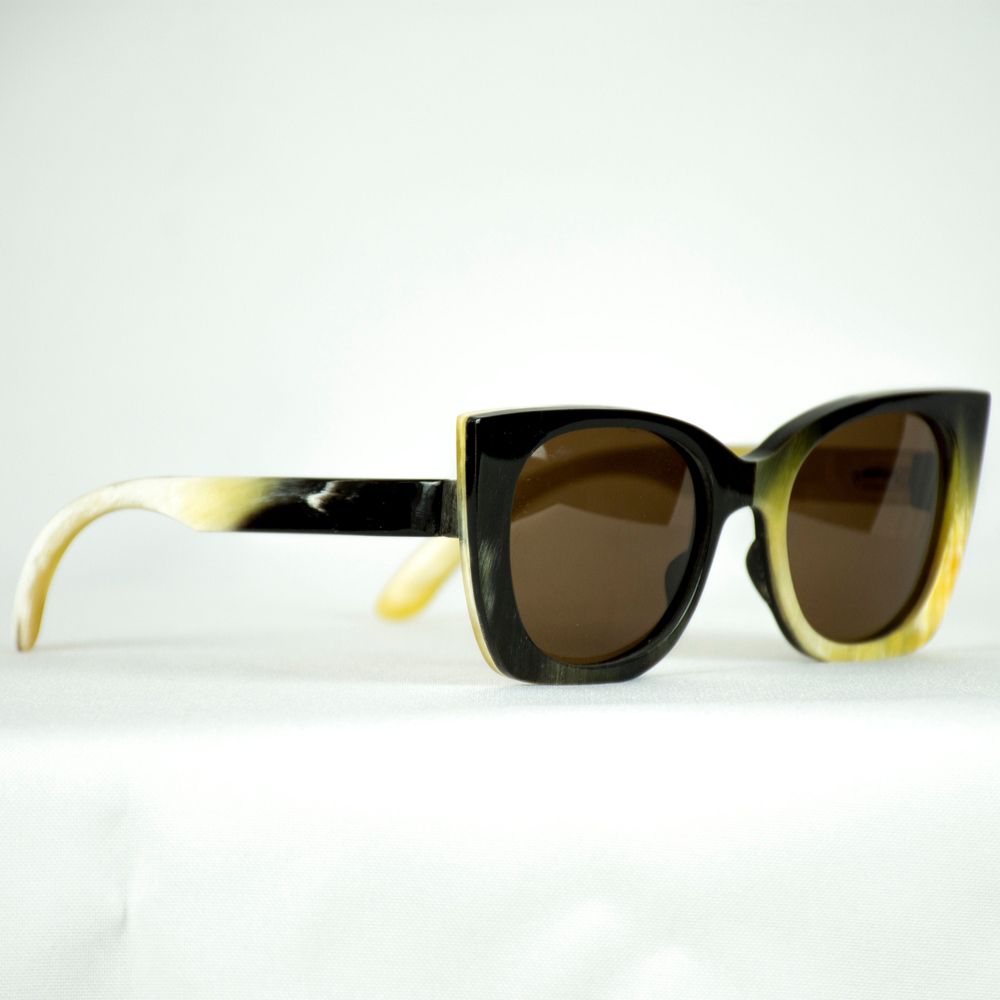 Custom sunglasses real natural animal cow horn