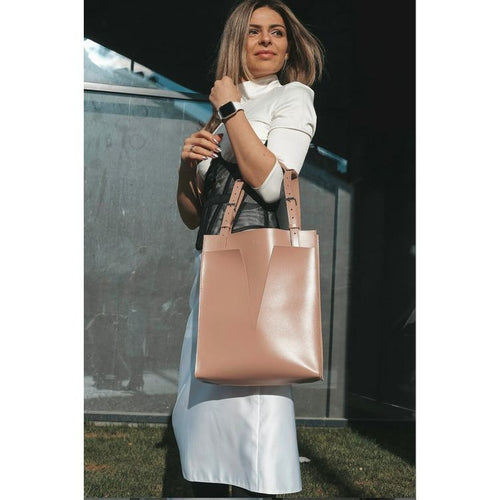 Load image into Gallery viewer, Leather Tote Bag for Women, Leather Laptop Tote,  Hand Made Leather
