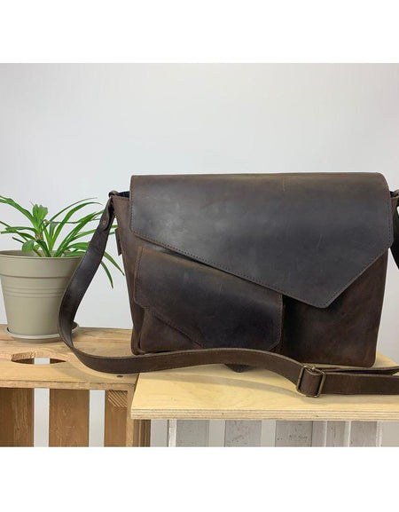 Rieltor Large Top Handle Leather Bag - The Epitome of Elegance