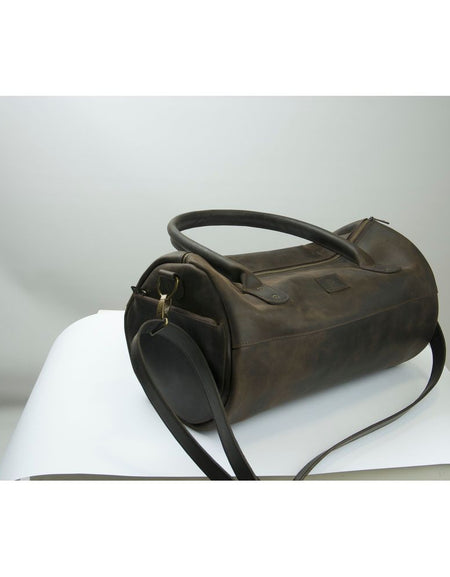 Leather Gym Bag, Leather Duffel Bag, Leather Sports Bag for Men