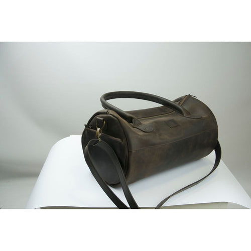 Load image into Gallery viewer, Leather Gym Bag, Leather Duffel Bag, Leather Sports Bag for Men
