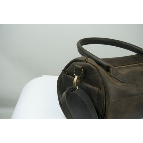 Leather Gym Bag, Leather Duffel Bag, Leather Sports Bag for Men