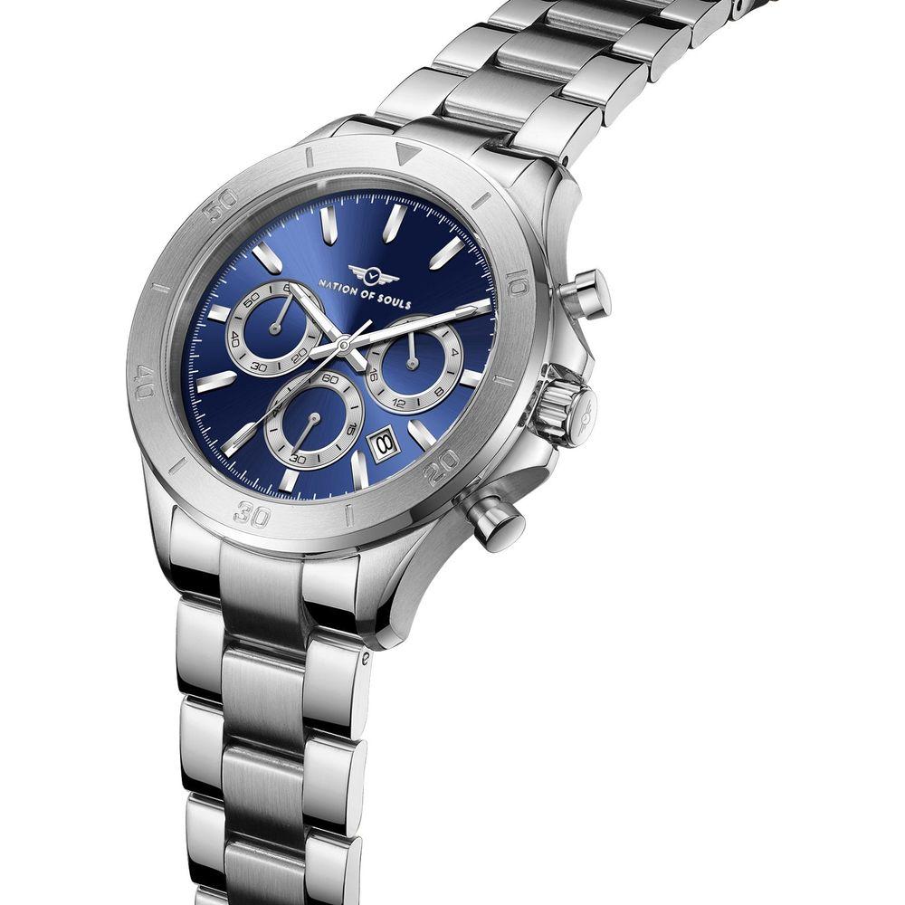 Chronograph One | Silver - Lapis Blue