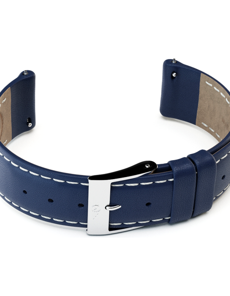 Indigo Leather - Silver Gloss