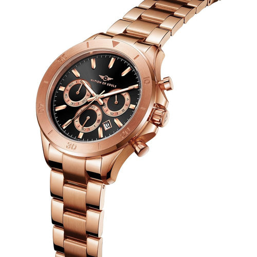 Load image into Gallery viewer, Chronograph One | Rose Gold - Black
