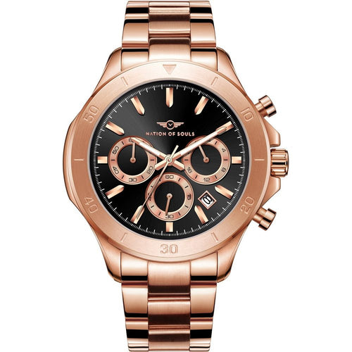 Load image into Gallery viewer, Chronograph One | Rose Gold - Black
