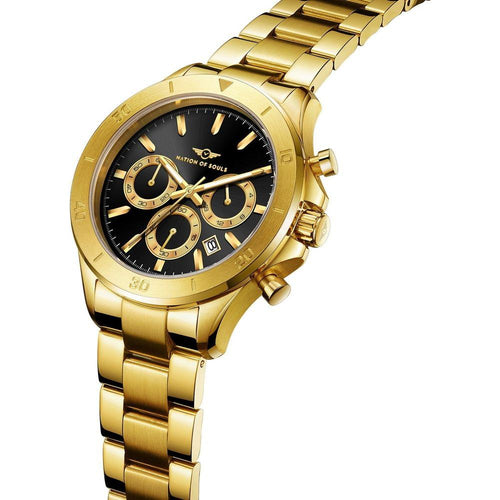 Load image into Gallery viewer, Chronograph One | Gold - Black
