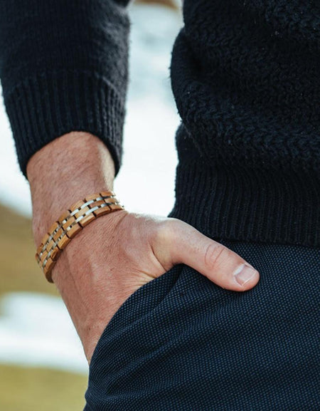 Waidzeit Element Bracelet for Men - Barrique