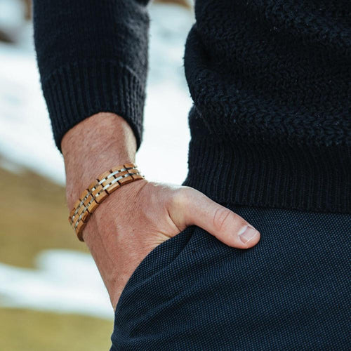 Load image into Gallery viewer, Waidzeit Element Bracelet for Men - Barrique
