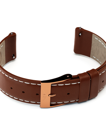 Chestnut Leather - Rose Gold Gloss