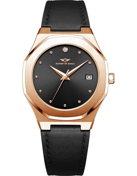 Stellar | Rose Gold - Black