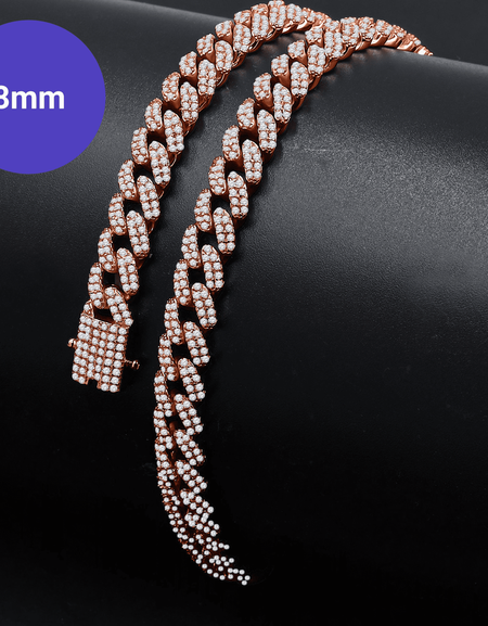 CAMEO 8MM Cuban Chain - A Masterpiece of Luxury and Style