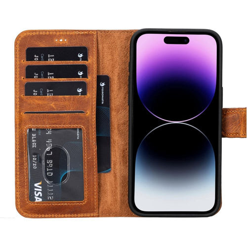 Load image into Gallery viewer, Casper Leather iPhone 15 Series Wallet Case-13
