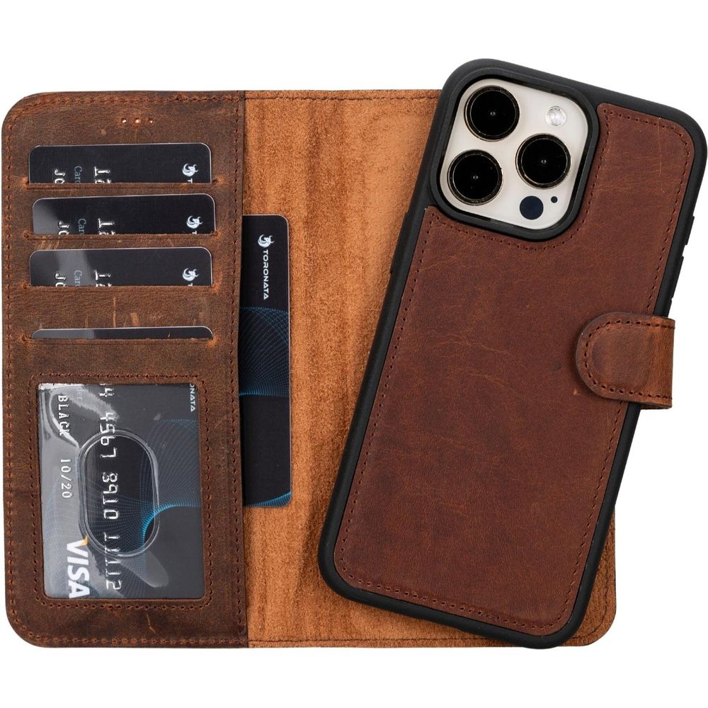 Casper Leather iPhone 15 Series Wallet Case-42