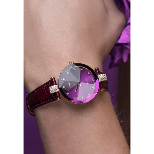 Load image into Gallery viewer, Facet Strass Swiss Ladies Watch J5.616.M
