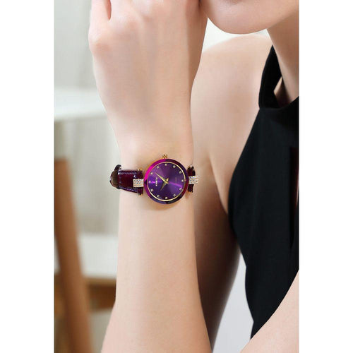 Load image into Gallery viewer, Facet Strass Swiss Ladies Watch J5.616.M
