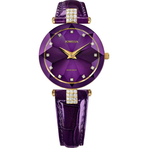 Load image into Gallery viewer, Facet Strass Swiss Ladies Watch J5.616.M
