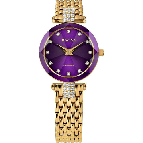 Load image into Gallery viewer, Facet Strass Swiss Ladies Watch J5.631.S – A Masterpiece of Elegance
