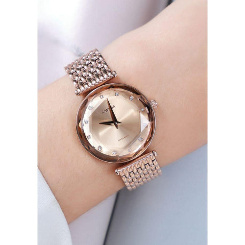 Load image into Gallery viewer, Facet Brilliant Swiss Ladies Watch J5.845.M - A Timeless Elegance in Rose Gold
